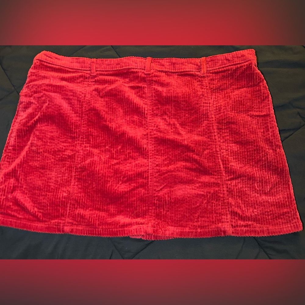 Disneys Turning Red Corduroy Mini Skirt with Fun Graphics curve plus - Picture 5 of 6